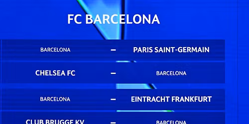 SK Slavia Praha vs FC Barcelona - Champions League 2025-2026 Tickets