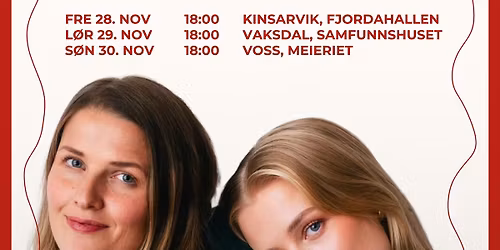 Voss: Jolekonsert med Frida Amundsen og TAUS