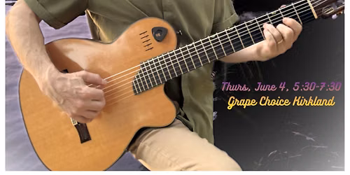 Jeff Coult solo event "Aural Beauty" at Grape Choice