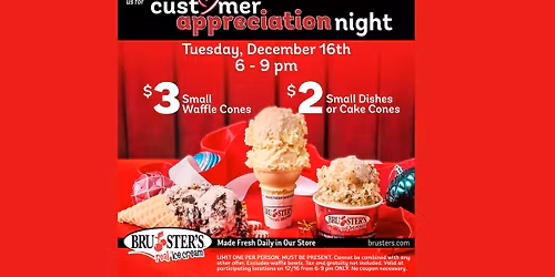 Customer Appreciation Night!