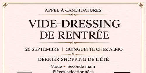 DERNIER SHOPPING DE L\u2019\u00c9T\u00c9 \ud83c\udf42 \u00e0 la Guinguette chez Alriq