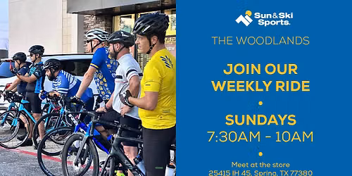 The Woodlands Sunday Ride Crew: Roll Out With Us \ud83d\udeb4\u200d\u2642\ufe0f