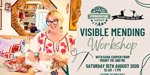 Visible Mending Workshop with Kara Cooper from Mount Vic and Me