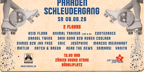 Rakete - Paraden Schleudergang 2026