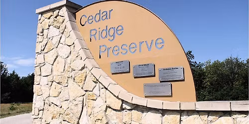 Hiking at the Cedar Ridge Preserve