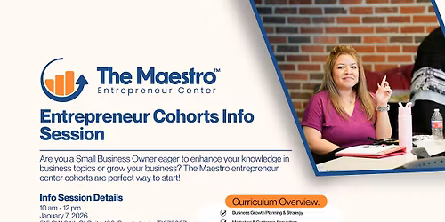 Entrepreneur Cohorts Info Session
