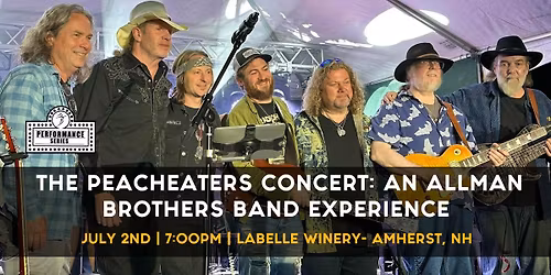 The Peacheaters Concert: An Allman Brothers Band Experience (LaBelle Winery- Amherst, NH)
