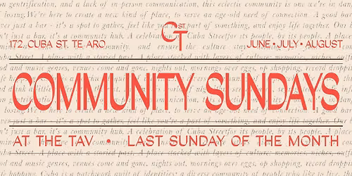 Community Sundays at the Tav