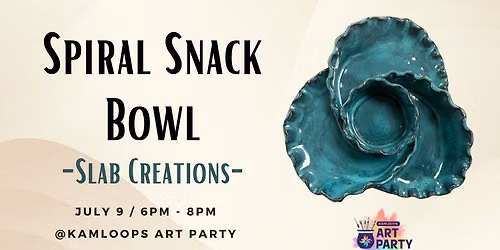 Swirl Snack Bowl - Slab Creations