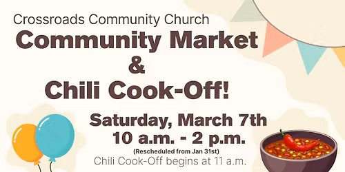 Community Market and Chili Cook-off