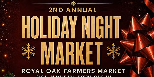 2ND ANNUAL HOLIDAY NIGHT MARKET