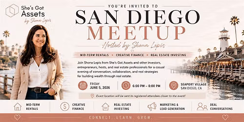 She\u2019s Got Assets San Diego Real Estate & Creative Finance Happy Hour