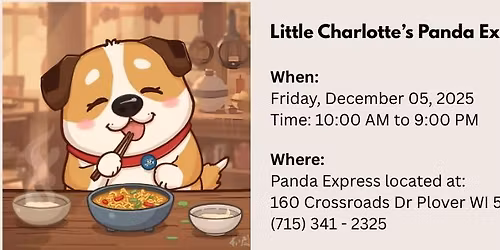 Little Charlotte's Rescue Panda Express Fundraiser