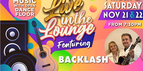 BACKLASH live at Bay Soldiers November 21 & 22