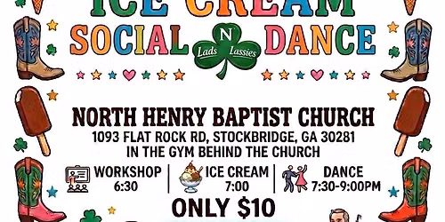 Lads N\u2019 Lassies Ice Cream Social Dance