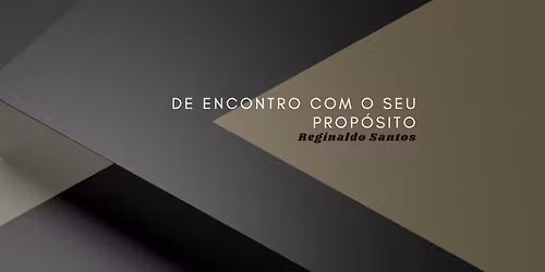 De encontro com o seu prop\u00f3sito