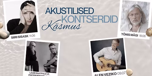 K\u00e4smu Akustilised Kontserdid 2026 \u2013 4 suve\u00f5htut mere \u00e4\u00e4res