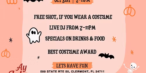 Halloween Party at Ay Jalisco Clermont