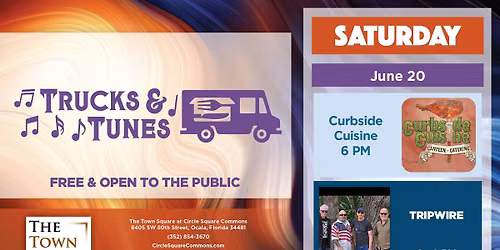 Trucks & Tunes with Curbside Cuisine & Tripwire