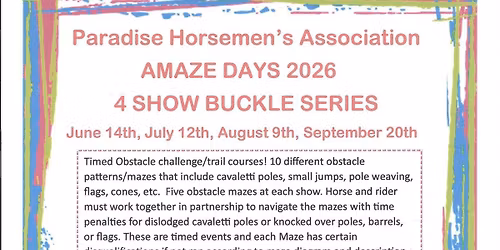 Summer Series Amaze Days Returns!