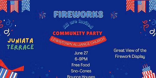 Fireworks Night- Community Party