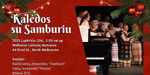  Koncertas - Kal\u0117dos su Samburiu