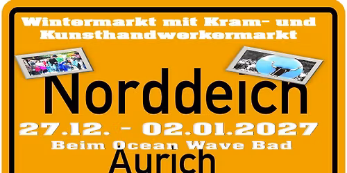 Norddeich Ocean Wave Zwischen den Jahren Kunst- und Bauernmarkt 2026\/27