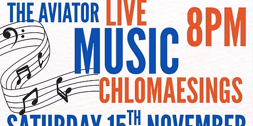 Live music with Chlomaesings at the aviator clacton
