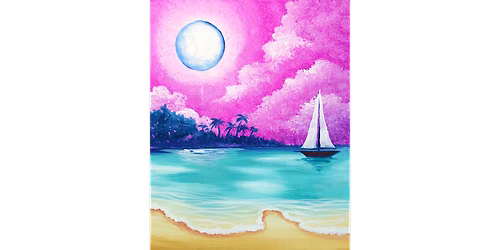Gaze Up At The Moon - Paint and Sip in Fishkill | Classpop!\u2122