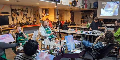 You're not Bob Ross Paint Night - Back by popular demand.