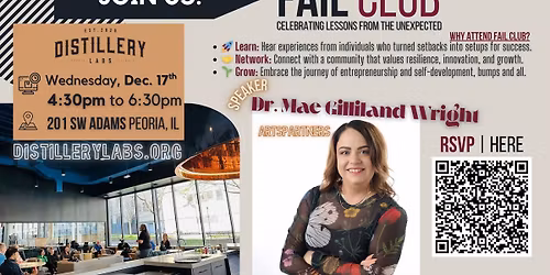 Fail Club: Dr. Mae Gilliland Wright, Executive Director of ArtsPartners