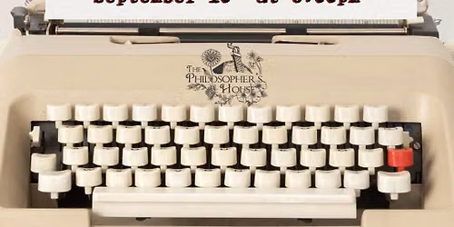 Author reading and signing: 
