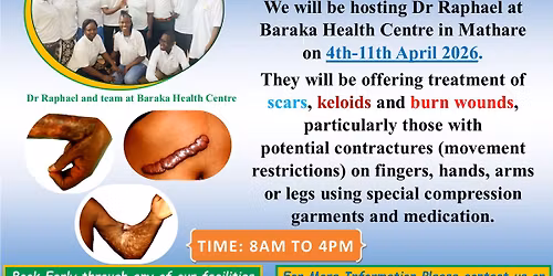 FREE TREATMENT OF SCARS, KELOIDS AND BURN WOUNDS