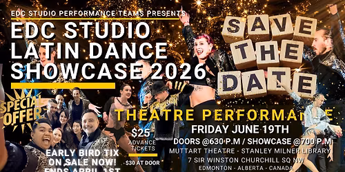 EDC STUDIO LATIN DANCE SHOWCASE 2026