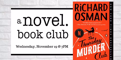 A Novel Book Club: THE THURSDAY MURDER CLUB