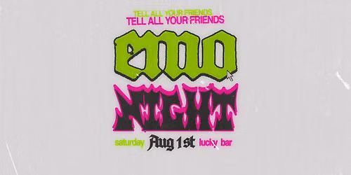 Emo Night w\/ DJs Stormey & Bowlcut