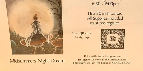 \ud83c\udfa8\ud83c\udf19 DOCKERS NORTH SIP & PAINT: \u201cMIDSUMMERS NIGHT DREAM\u201d \ud83c\udf19