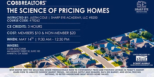 3 HR CE | The Science of Pricing Homes
