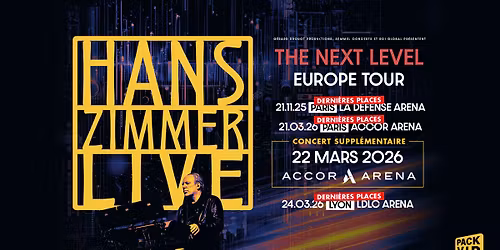 Hans Zimmer Live I The Next Level I Accor Arena