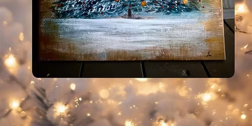 Deck the Halls Ladies: Festive Tree painting!