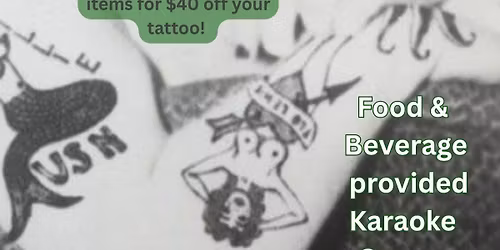 Slate Belt Tattoo Food drive and flash event 