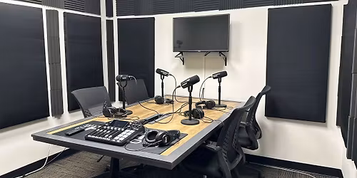 Podcast Studio Orientation at Beardsley Branch