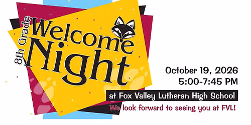 8th Grade Welcome Night 2026