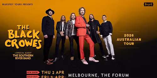THE BLACK CROWES | The Forum, Melbourne