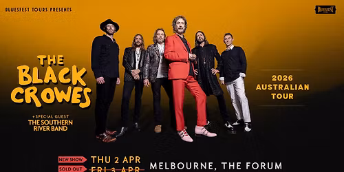 THE BLACK CROWES | The Forum, Melbourne