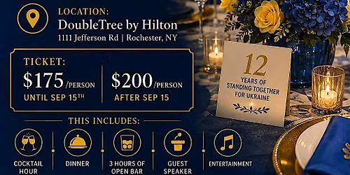RocMaidan's 12th Anniversary Gala: An Evening of Hope for Ukraine