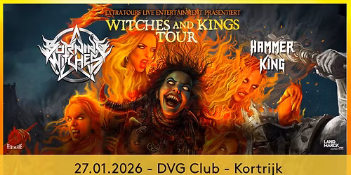 Burning Witches - Witches and Kings Tour @ DVG Club, Kortrijk