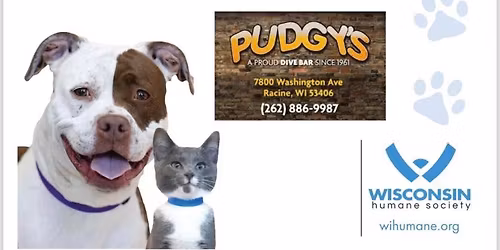 Wisconsin Humane Society gift drive @Pudgys pub Racine 