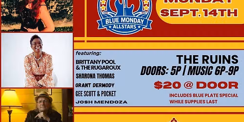 Blue Monday All-Stars Concert Series