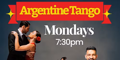 Argentine Tango Class on Mondays